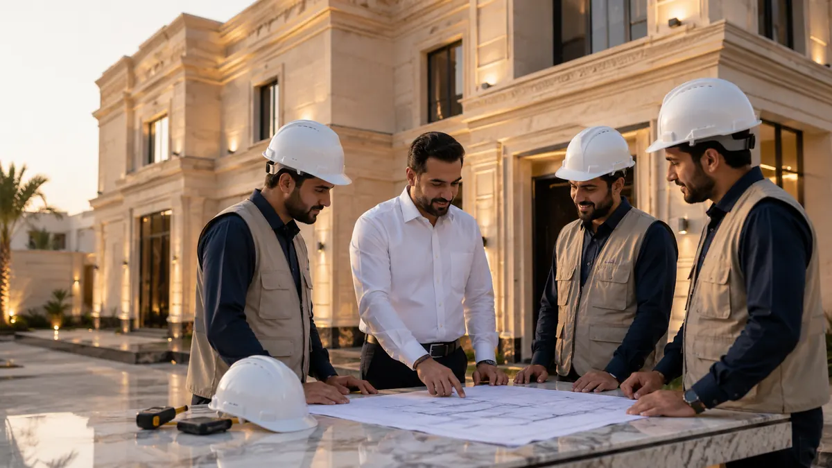 معاينة مشروع بناء
